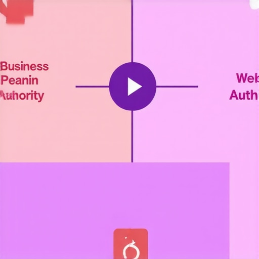 Infographic showing how website authority and map health affect local rankings