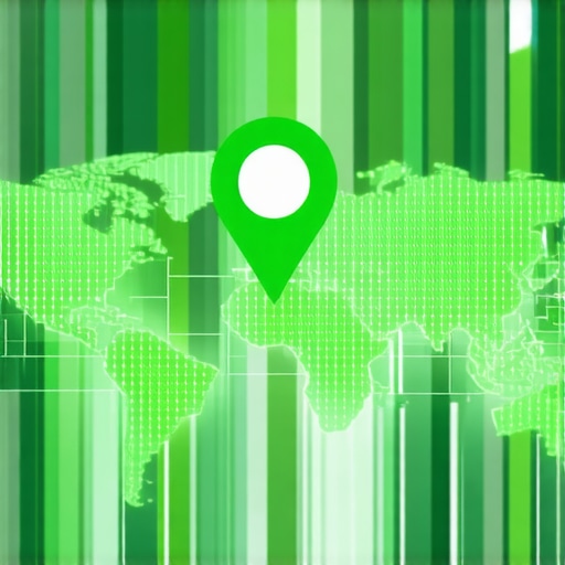 A visualization of a local search grid tool monitoring map health rankings.