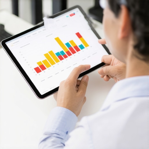 Using Local Search Grid Tools for Real Estate SEO Real estate agent analyzing a local search rank grid to improve Google Maps visibility.