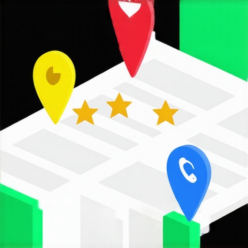 Visualizing Google Maps Engagement Signals Illustration showing how user interaction signals like calls and clicks boost local map rankings.