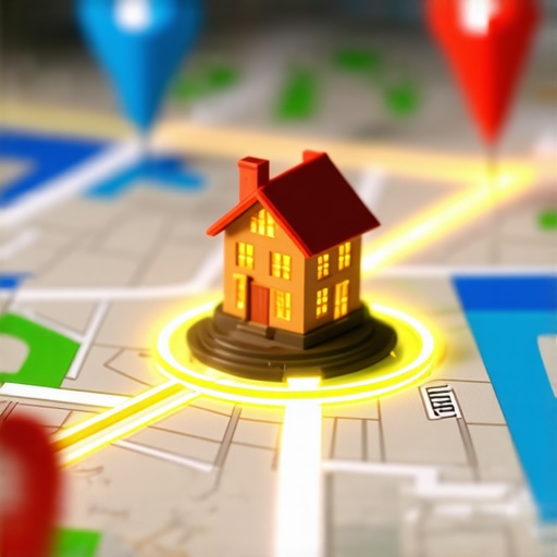 A diagram showing the connection between local backlinks and Google Map pin visibility.