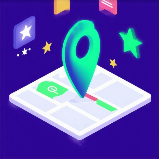 A conceptual 3D map pin representing healthy local SEO signals and authority.